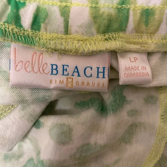 Belle Beach Green Geometric Pants - Picture 4 of 4